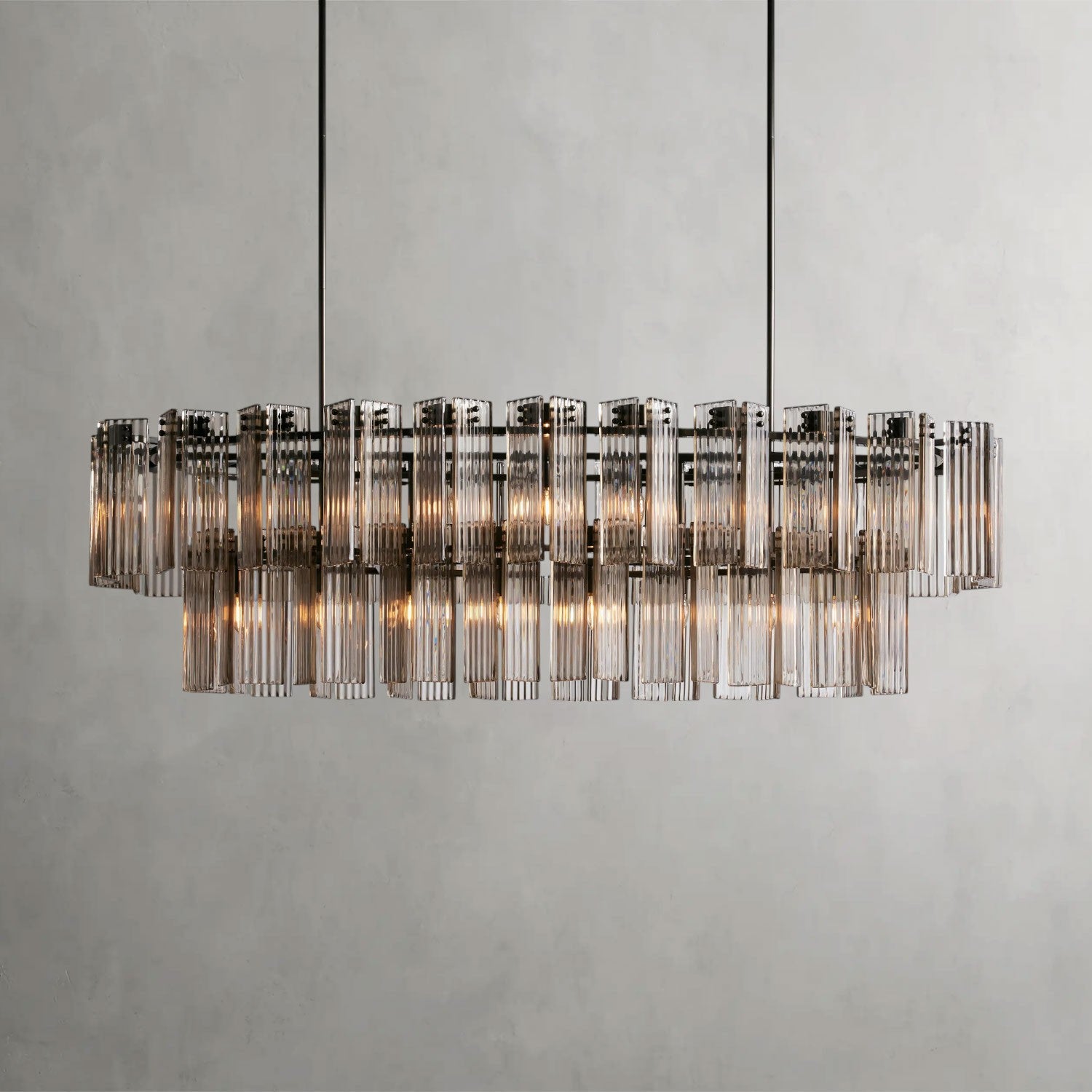 Delsie Oval Chandelier 51", 63", 72"